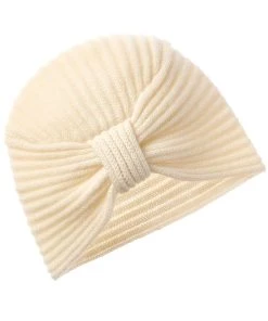women Qi Cashmere Shaker Stitch Cashmere Turban