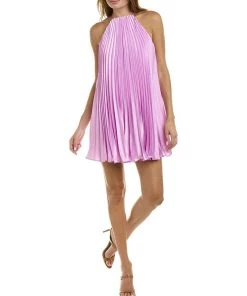 women ML Monique Lhuillier Halter Mini Dress