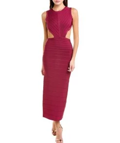 Hervé Léger women Herve Leger Cutout Back Gown