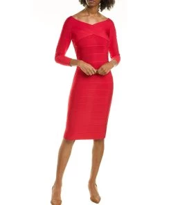 Hervé Léger women Herve Leger Criss Cross Mini Dress