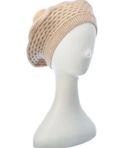 women Qi Cashmere Pom-Pom Beret