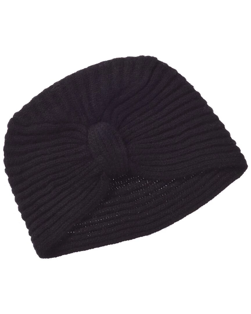 women Qi Cashmere Shaker Stitch Cashmere Turban - Image 4