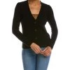 women Qi Cashmere Puff Sleeve Cashmere Cardigan