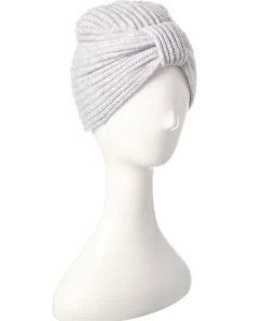 women Qi Cashmere Shaker Stitch Cashmere Turban