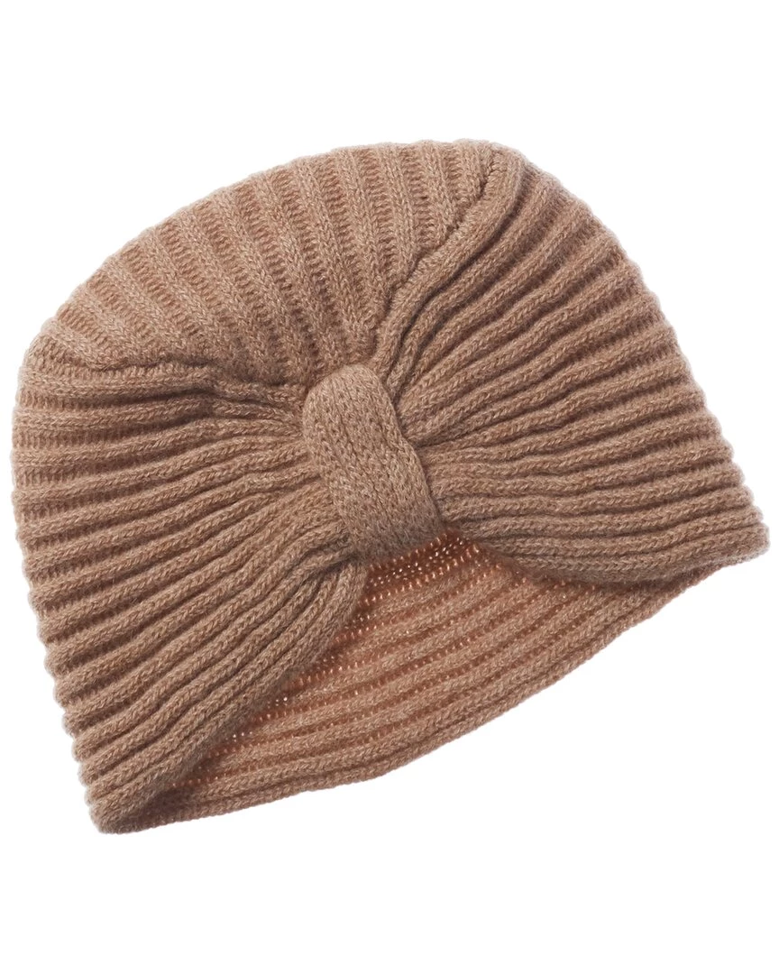 women Qi Cashmere Shaker Stitch Cashmere Turban - Image 3